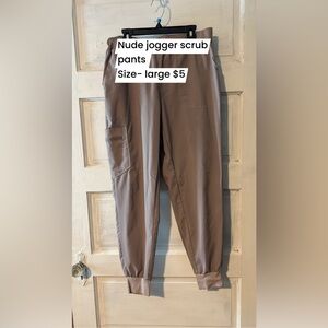 Jogger scrub pants
